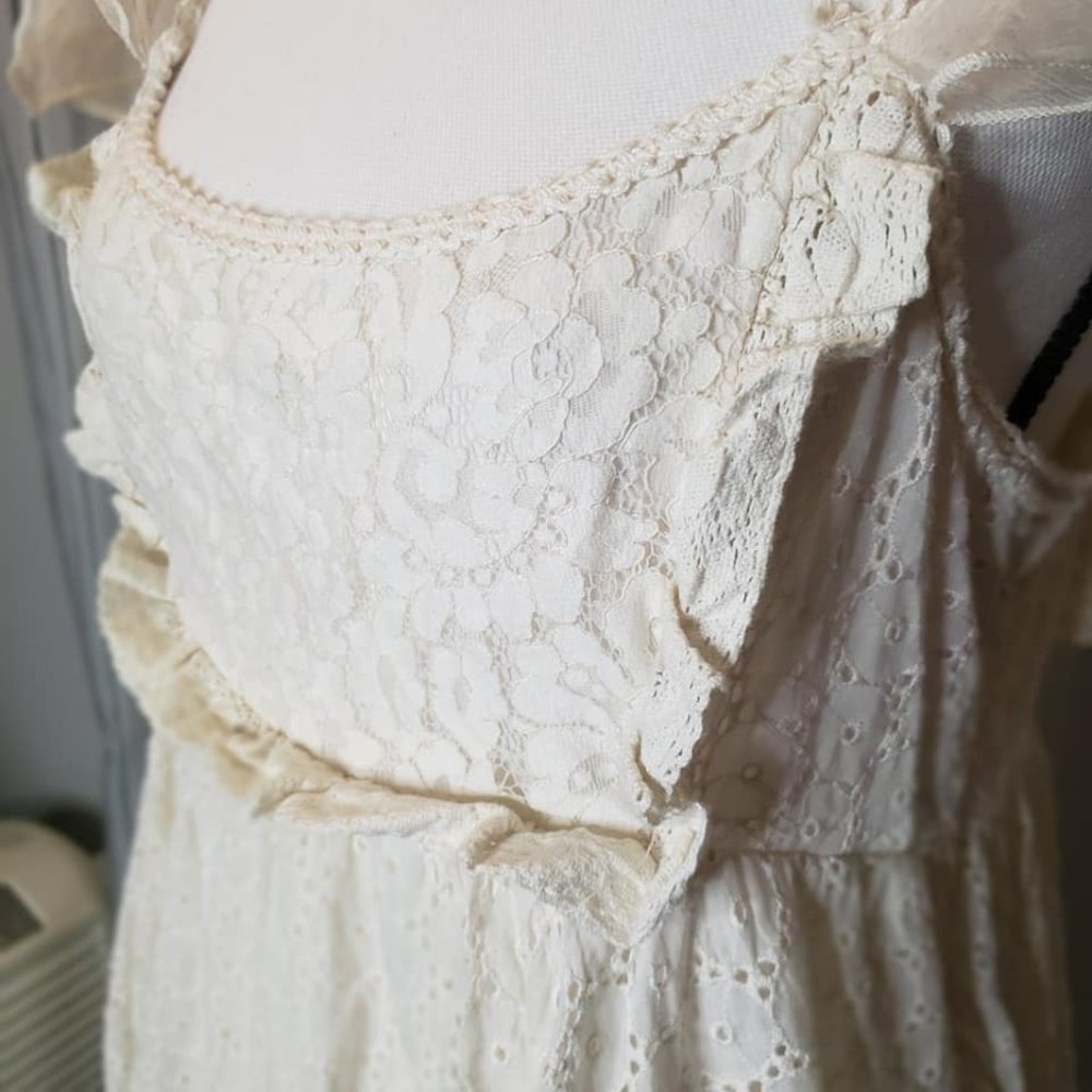 Free People Candelight Hi-Lo Dress Boho Wedding - Picture 5 of 12